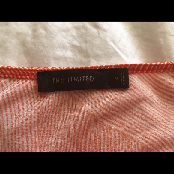 Orange and white belted top - Picture 2 of 3